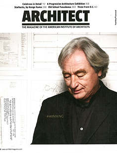Cover image for the Architect Magazine, May 2012 publication