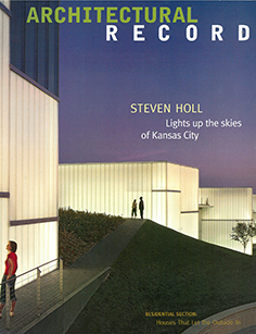 Cover image for the Architectural Record, July 2007 publication