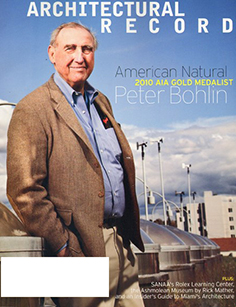 Cover image for the Architectural Record, June 2010 publication