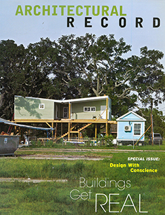 Cover image for the Architectural Record, October 2008 publication