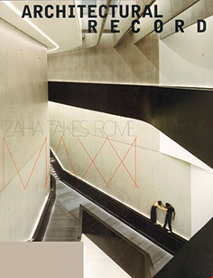 Cover image for the Architectural Record, October 2010 publication