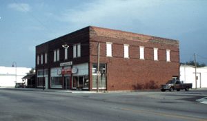 A Gentry Public Library historic photo