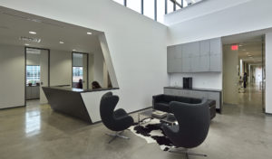 Office waiting room of the Harvey Pediatric Clinic