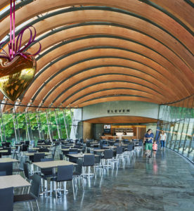 Eleven Servery interior dining room photo at Crystal Bridges Museum